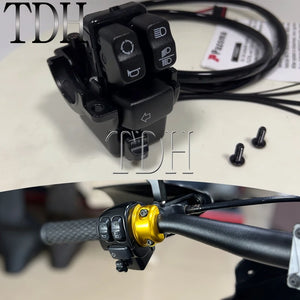Commodo gauche régulateur de vitesse pour Harley Softail - vue 2