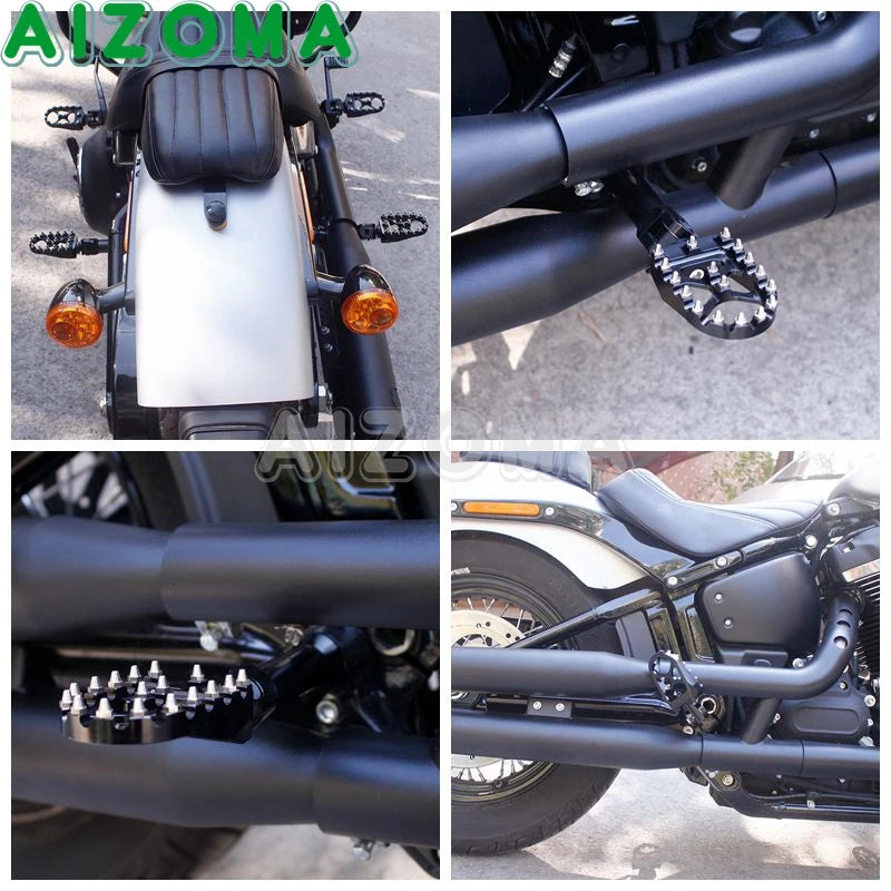Repose-pieds / repose-pieds passager pour Harley-Davidson Softail Street Bob FXBB FXBR FLSL FLFB FXFB 18-up – photo 5/9