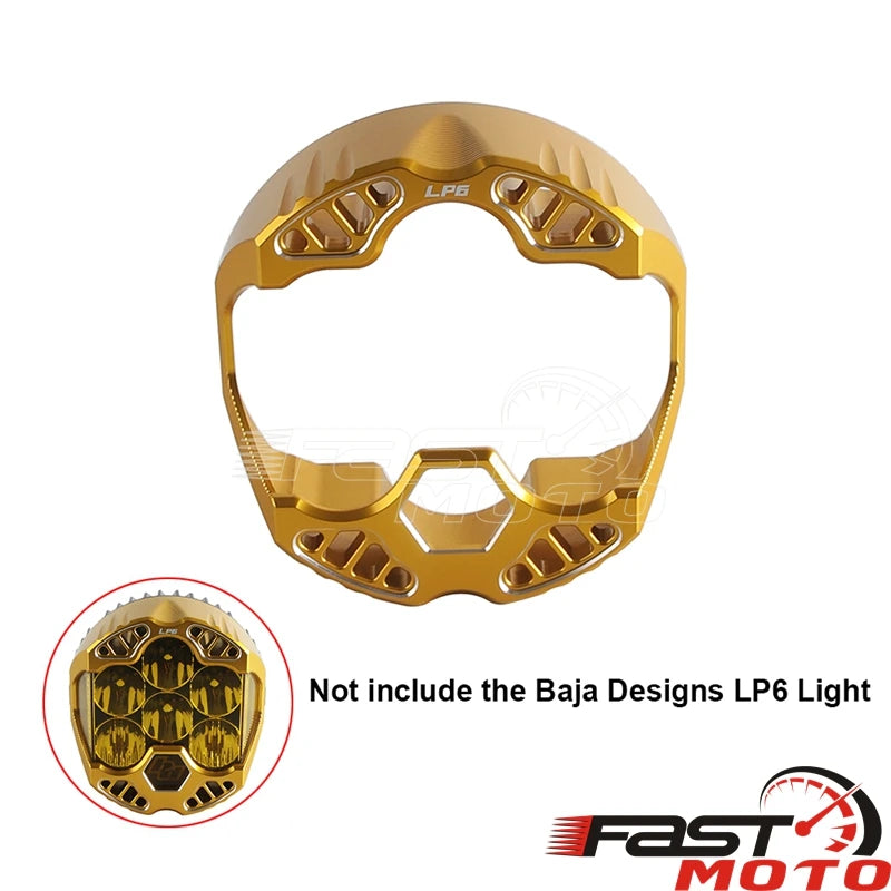 Cache de protection orange pour phare additionnel Baja Designs LP6 Pro - vue 12