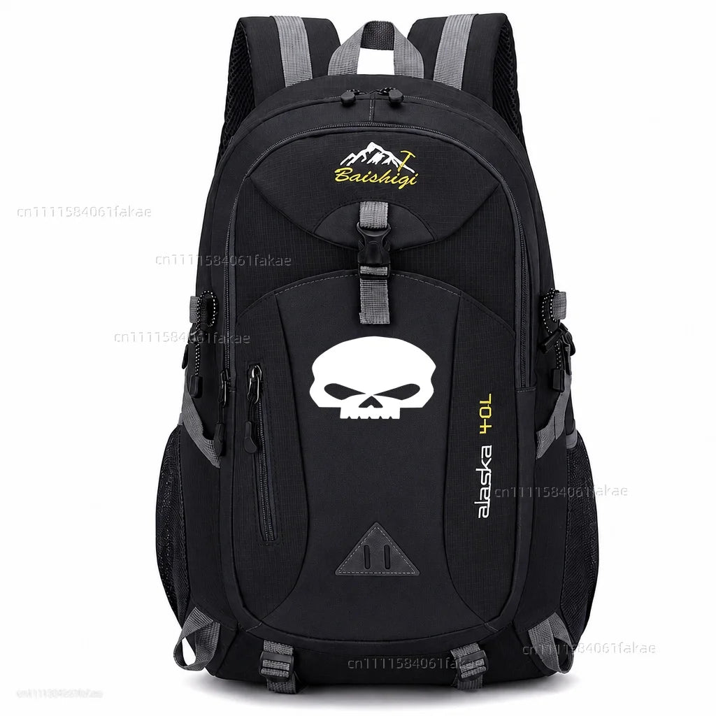 Sac à dos moto noir 40L style Harley-Davidson - vue 10