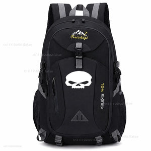 Sac à dos moto noir 40L style Harley-Davidson - vue 10