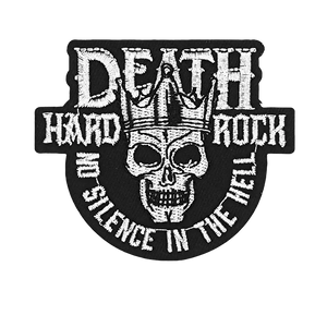 Écusson brodé tête de mort rock punk thermocollant lavable - vue 4