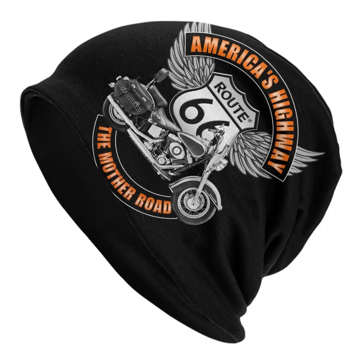 Bonnet tricoté biker Route 66 pour l'hiver - vue 12