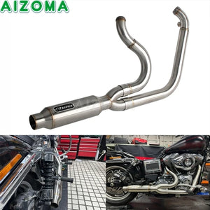 Collecteur d'échappement pour Harley-Davidson Dyna FXDF FXDL FXDLS FXDB FXD FXDC FXDWG – photo 9/10