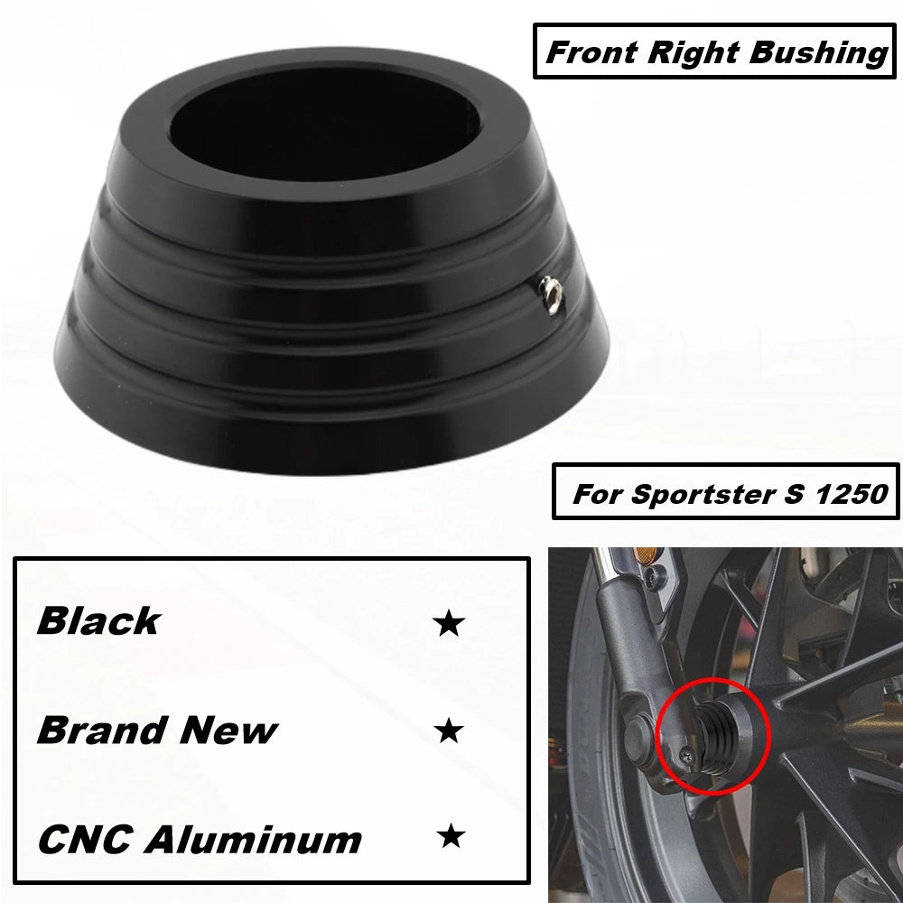 Bague d'entretoise avant droite pour Harley Sportster S - vue 1