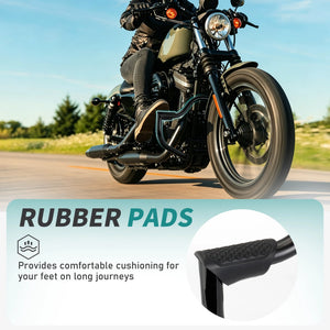 Barre de Protection Moteur avec Repose-Pieds (Crash Bar) - Harley-Davidson Sportster XL 1200/883 2004-2022 et XR 2008-2013 – photo 5/6