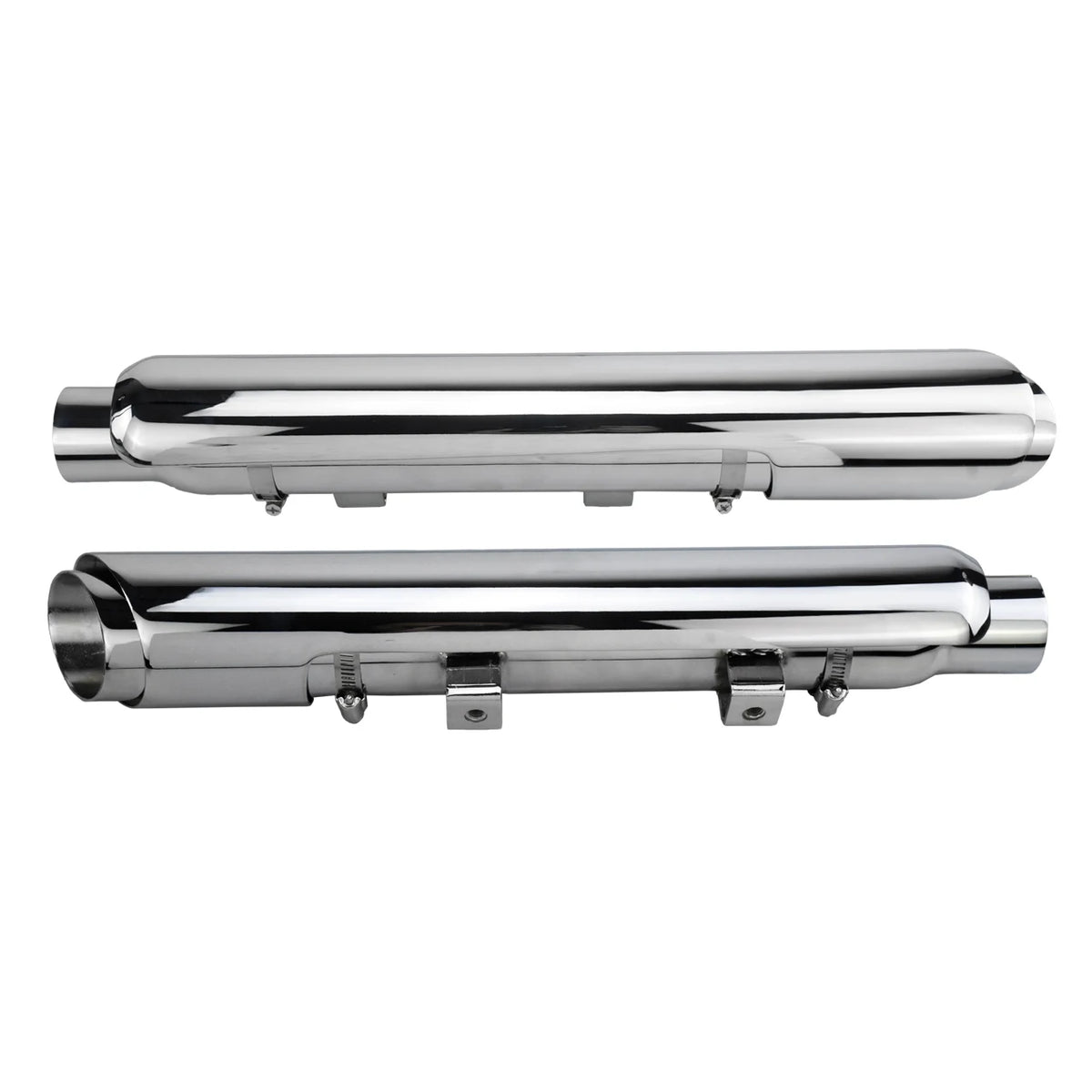 Silencieux d'échappement noir style shortshots pour Harley-Davidson Sportster - vue 6