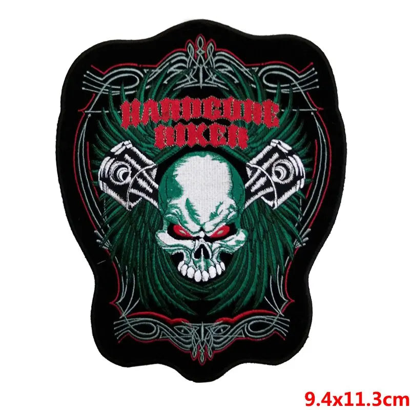Écusson brodé biker thermocollant - vue 34