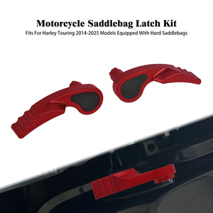 Fermoir de sacoche chromé pour Harley-Davidson Touring - vue 10