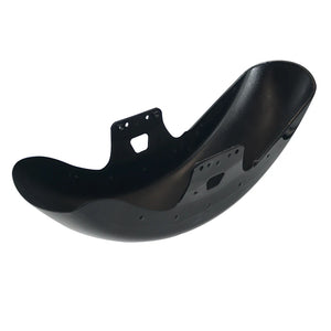Garde-boue avant moto style chopped noir brillant pour Harley-Davidson Touring - vue 5