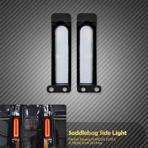 Feu LED latéral de sacoche clignotant/stop - Harley Touring Road King, Ultra Limited FLHR 2014 et + – photo 10/10