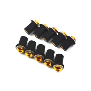 Vis de fixation de pare-brise moto en aluminium, plusieurs couleurs - vue 2
