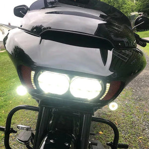 Clignotants LED avec feux de jour pour Harley Road Glide - vue 4