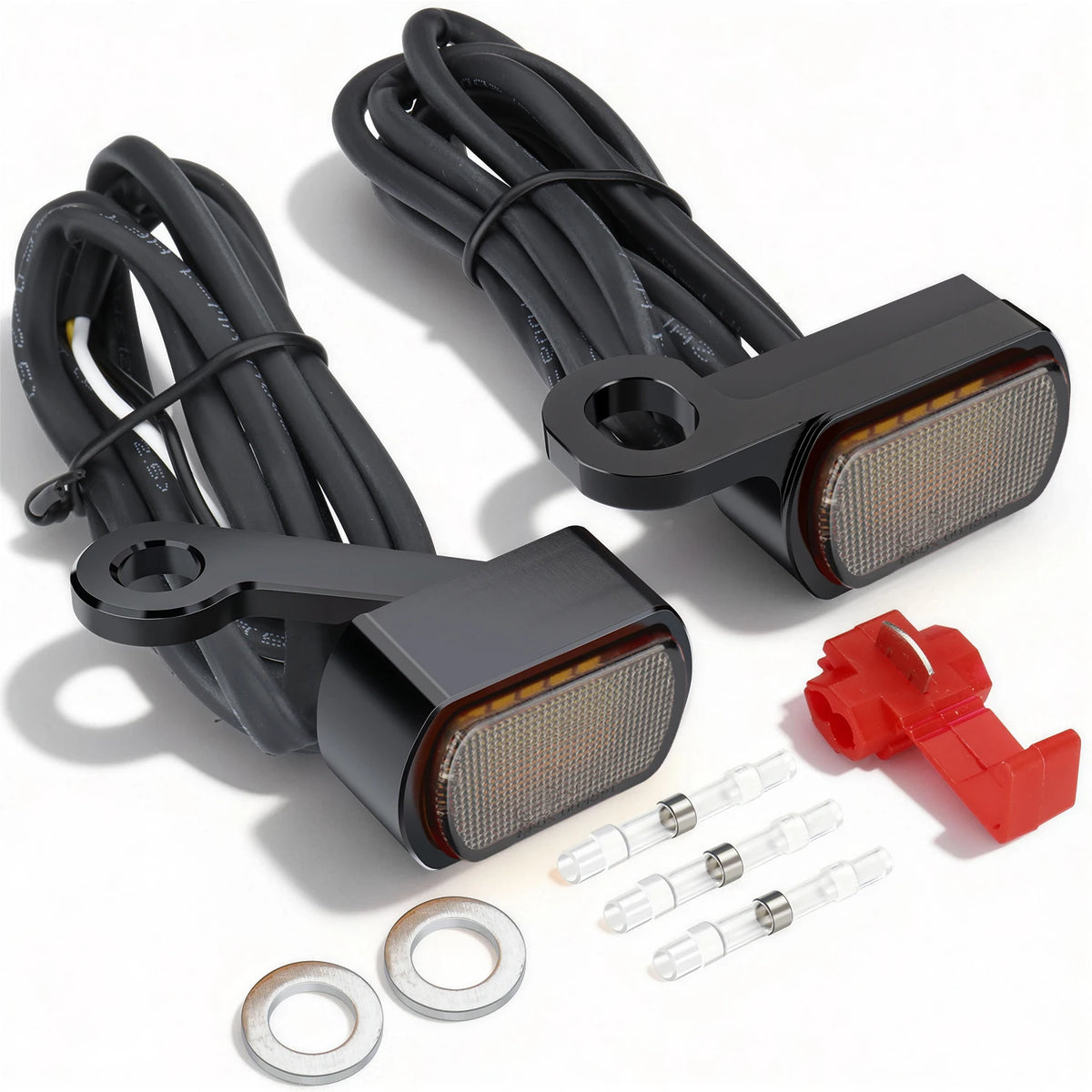Clignotants avant LED mini format pour Harley-Davidson Sportster XL 883 et 1200, 2004 et plus – photo 8/11
