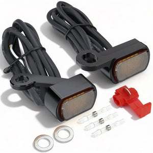 Clignotants avant LED mini format pour Harley-Davidson Sportster XL 883 et 1200, 2004 et plus – photo 8/11