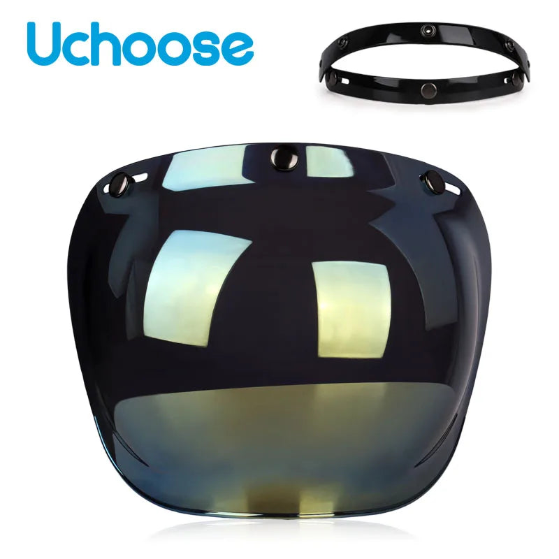 Visière bulle fumée relevable pour casque de moto - vue 25