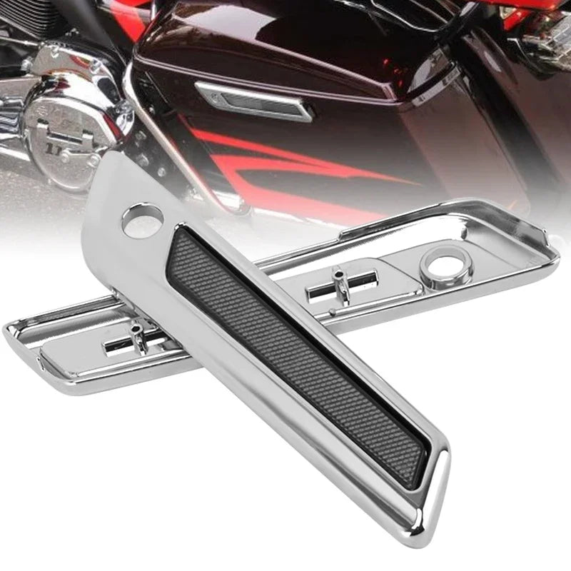 Caches de charnière extérieurs avec réflecteur pour sacoche Harley Touring 2014-2023 - vue 9