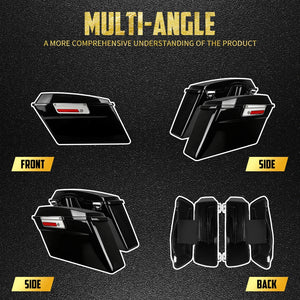 Kit de Caches Fourche Avant (Supérieurs et Inférieurs) - Harley-Davidson Softail Breakout 2018-2025 – photo 3/8
