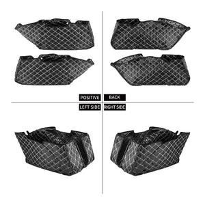 Doublure de sacoche noire avec surpiqûre pour Harley-Davidson Touring - vue 5