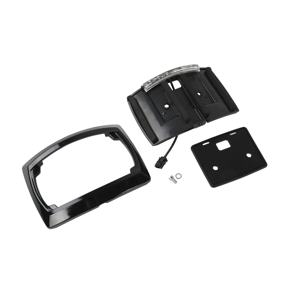 Kit de Relocalisation de Plaque LED avec Feu Stop Intégré, Lentille Fumée - Harley-Davidson Street Glide, Road Glide ST, CVO 2023-2024 – photo 7/8