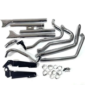 Ligne d'échappement queue de poisson pour Harley Softail - vue 4