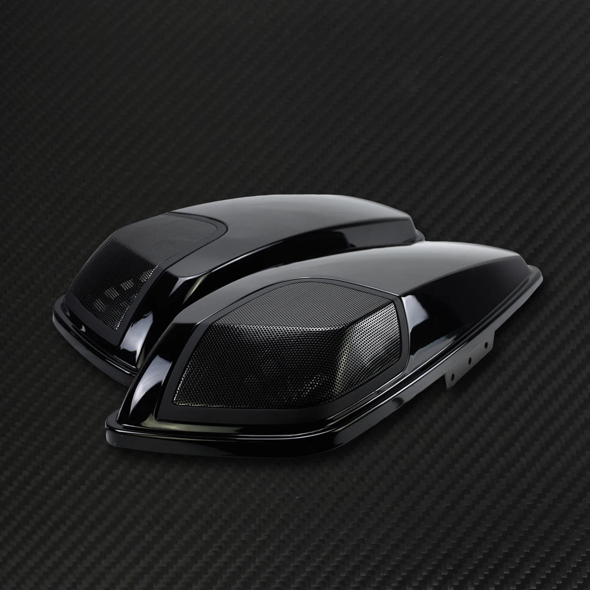 Cache de Couvercle de Sacoche avec Découpe Haut-Parleur - Harley-Davidson Touring Road King, Electra Glide, Street Glide, CVO 2014 et plus – photo 2/6