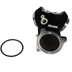 Pipe d'admission 57 mm noire pour Harley M8 - vue 3