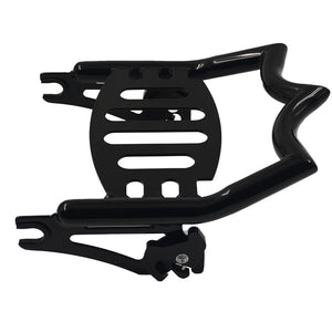Porte-Bagages Style Couronne en Acier Chromé pour Harley-Davidson Touring - vue 4