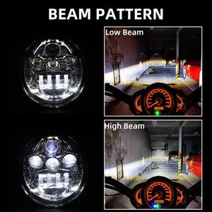 Phare LED 60 W pour Harley V-Rod - vue 4