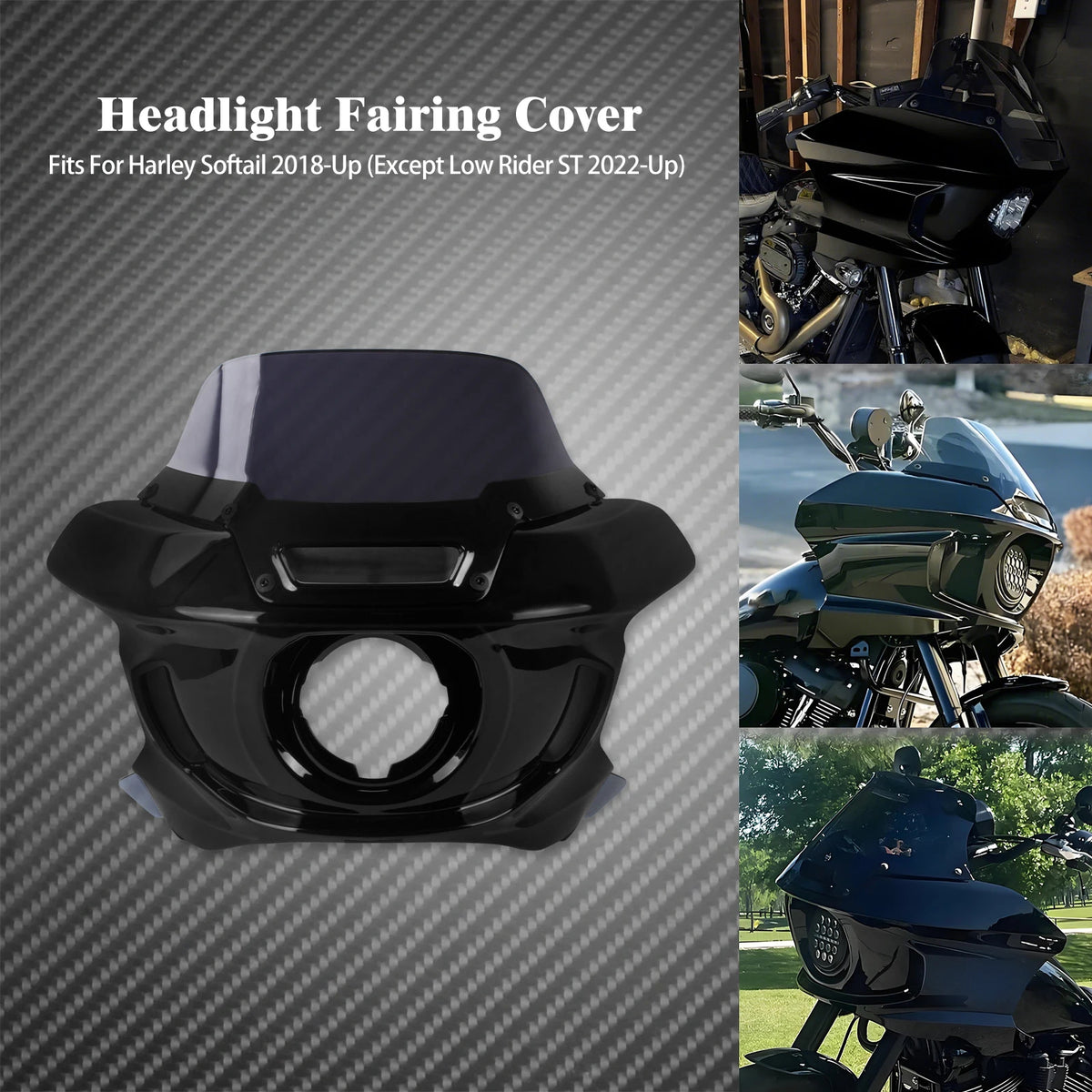 Carénage de Phare Avant pour Harley Softail 2018+ et Low Rider ST/EL Diablo 2022-2025 - vue 8