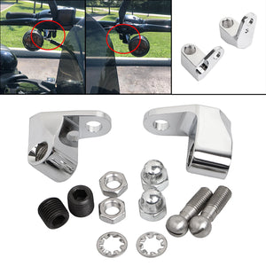 Supports de clignotants avant pour Harley Softail Dyna Sportster - vue 1