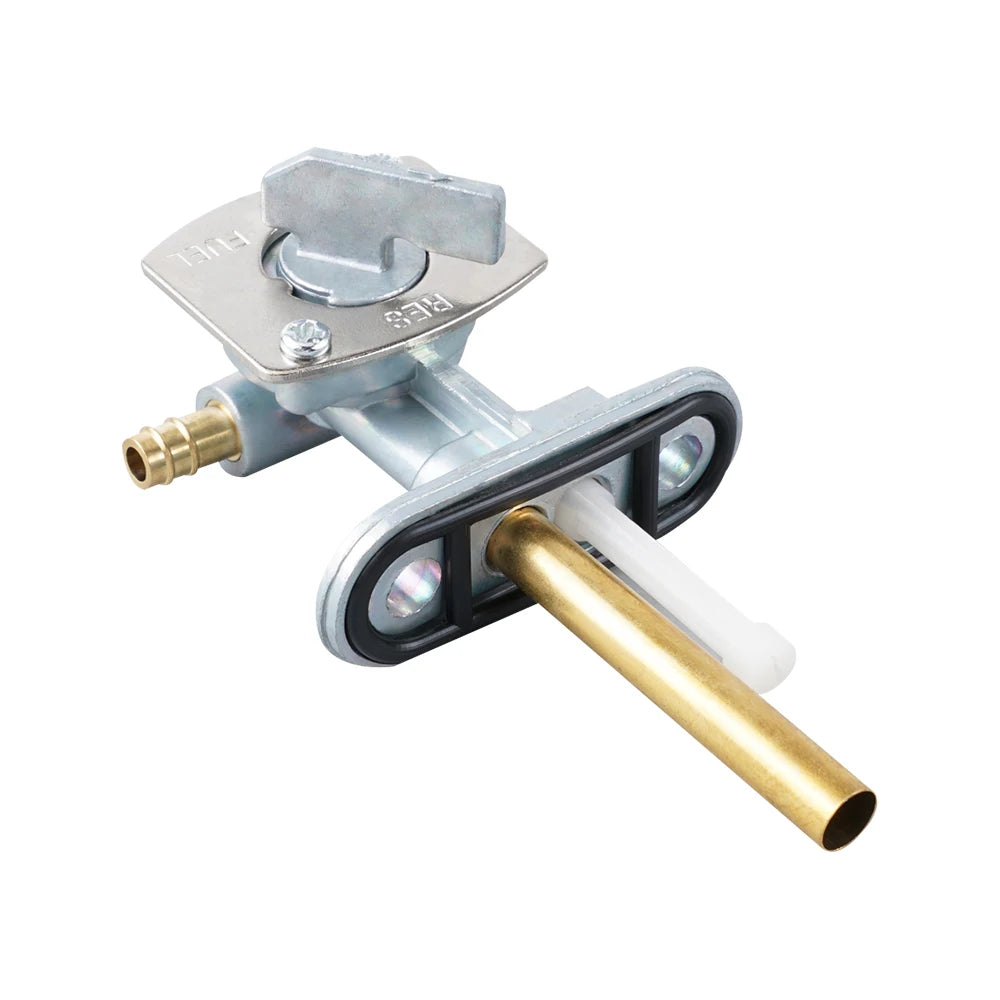 Robinet d'essence argenté pour réservoir de moto - vue 3