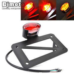 Support de plaque latéral avec feu LED pour Harley Sportster - vue 2