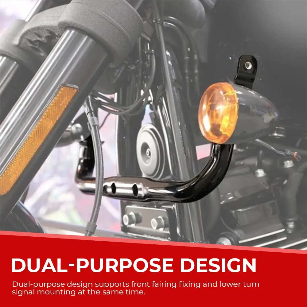 Support inférieur de carénage noir pour Harley Softail Low Rider ST - vue 4