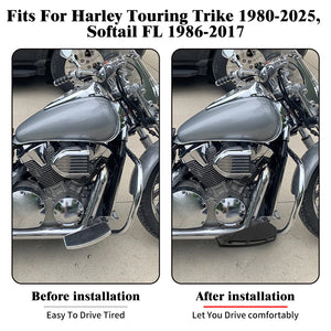 Marchepieds pilote en aluminium pour moto Harley-Davidson Touring - vue 2