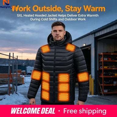 Parka chauffante USB pour homme - vue - vue 2