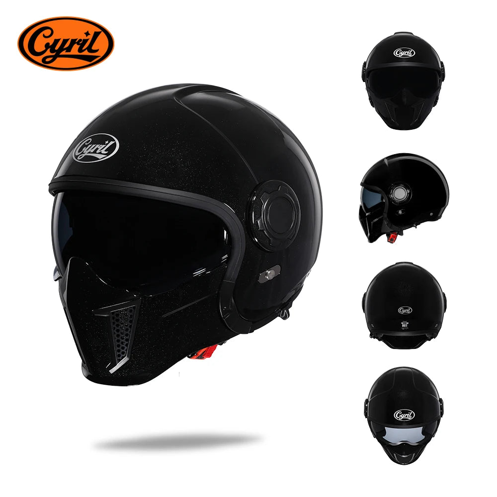 Casque moto modulable homme, vue de trois quarts - vue 17