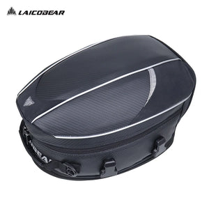 Sacoche de selle arrière noire imperméable pour moto - vue 7