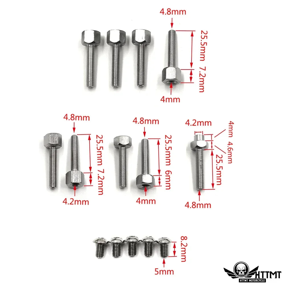 Kit de garniture de pare-brise en acier pour moto Harley-Davidson Road Glide - vue 5