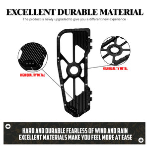 Repose-pieds plancher pilote en aluminium pour Harley-Davidson - vue 2