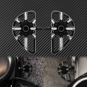 Kit marchepieds avant et repose-pieds arrière pour Harley-Davidson Touring, Electra Glide, Street Glide, Dyna et Softail FL – photo 9/11