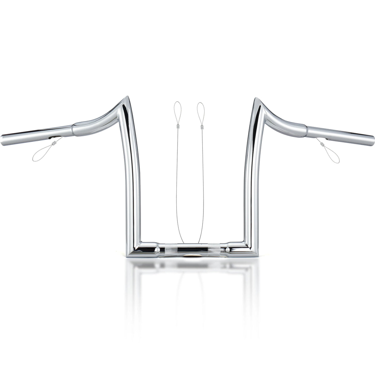 Guidon Meathook 1,25 pouce, Rehausse 12 pouces - Harley-Davidson Sportster, Softail, Dyna, Road Glide et Road King – photo 1/9