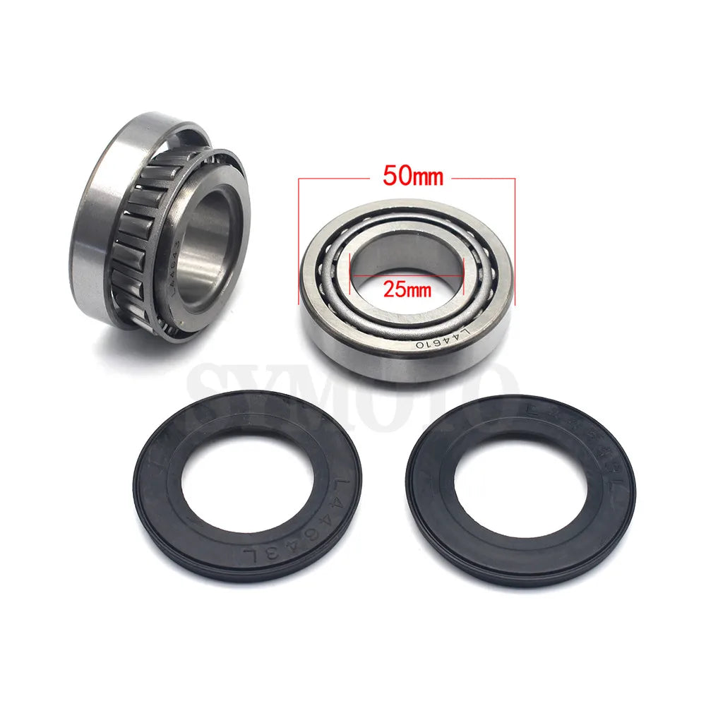 Roulement de colonne de direction avec joint pour Harley Touring, Sportster 883/1200, XL, Dyna, Softail (référence L44643)