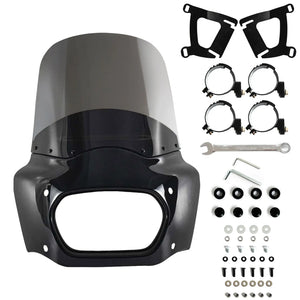 Carénage Road Warrior noir pour moto Harley Fat Bob - vue 11