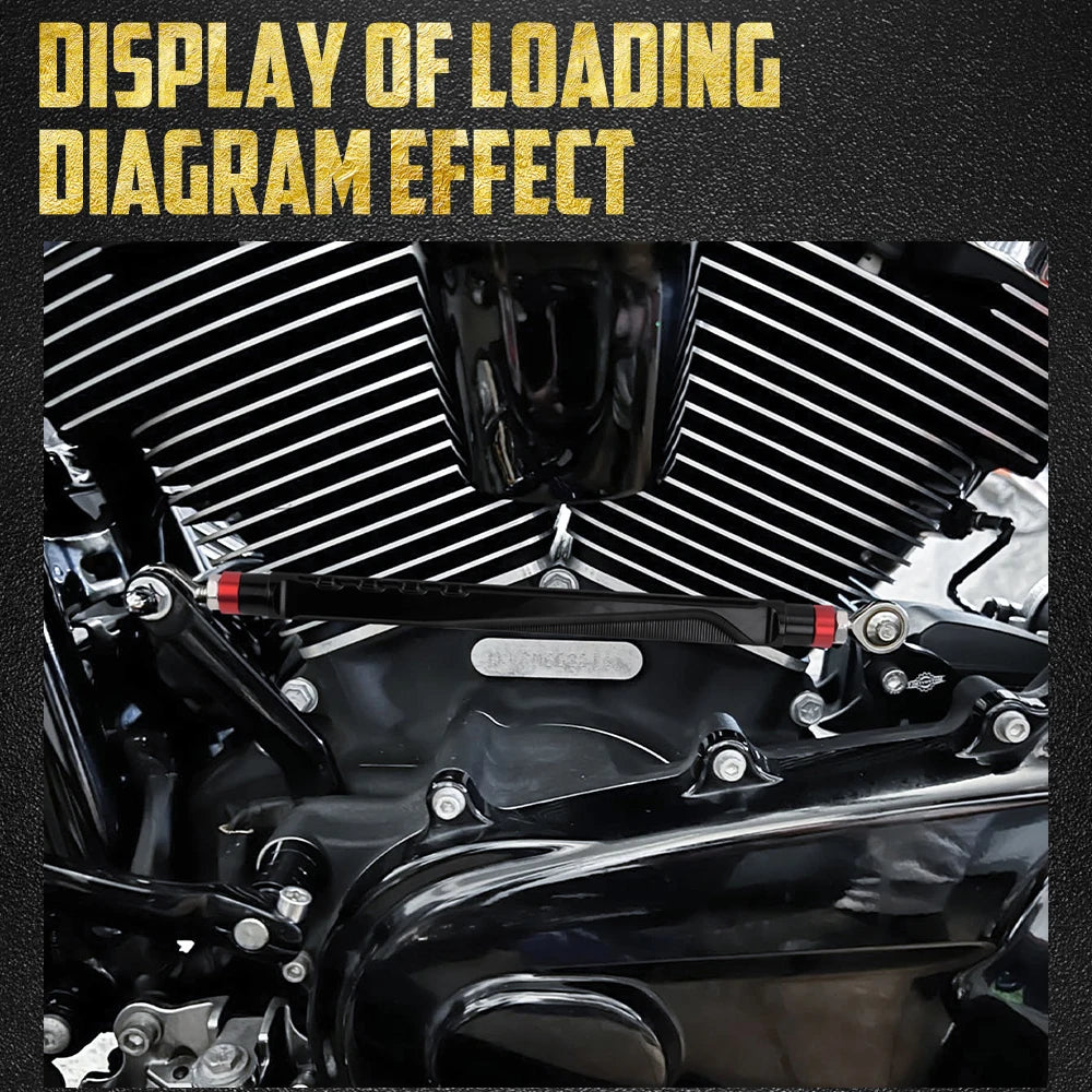 Tige de Sélecteur de Vitesse Réglable en Aluminium - Harley-Davidson Softail, Touring et Trike 1986-2025 – photo 3/10