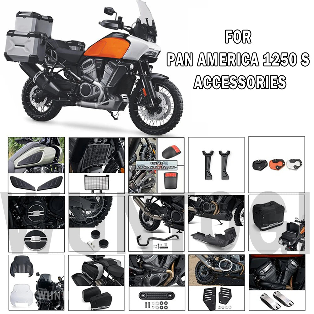 Accessoire décoratif en aluminium pour moto Harley-Davidson Pan America - vue 1